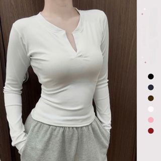 Áo Thun Nữ Cổ Trụ Dài Tay Ôm Body Chất Thun Tăm Basic Nhiều Màu SAMTITCLOTHING MA522