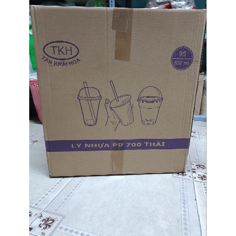 SI THÙNG LY PP 650ML PHI 95