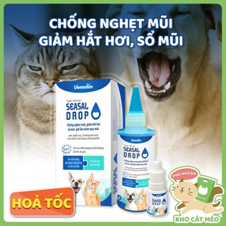 [ VEMEDIM SEASAL DROP 100ML ] Nước nhỏ mũi chó mèo Vemedim Seasal drop 100ml.