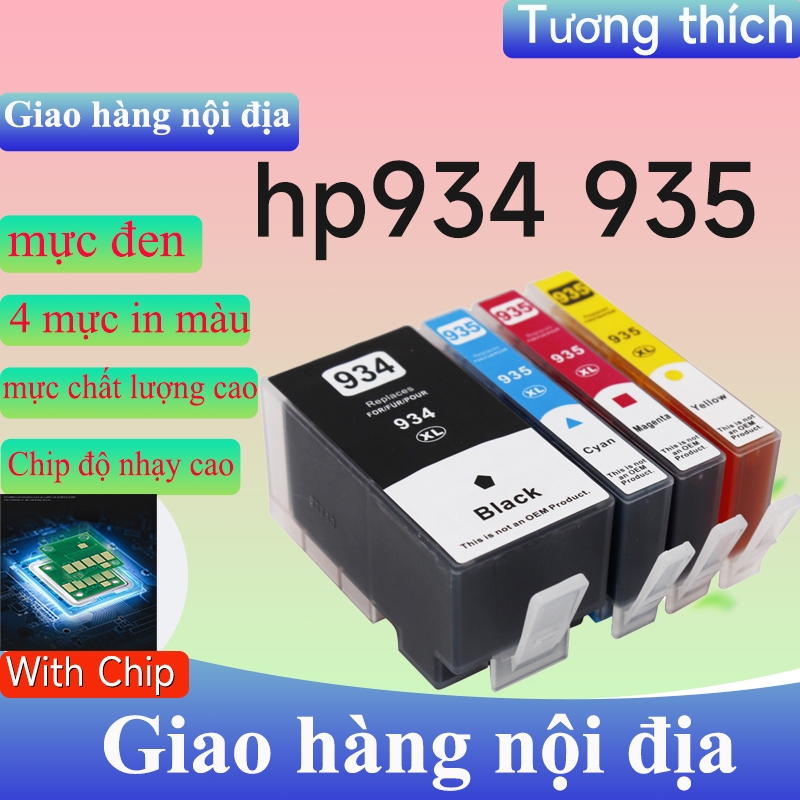 Hộp mực hp-934 hp 935 và hp934 hp935 giành cho máy HP Officejet pro 6230 6830 6835 6812 6815 6820