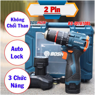  Máy Khoan Pin 16,8V AKUZA K8 Quick Không Chổi Than Đầu Kẹp Autolook 10mm 