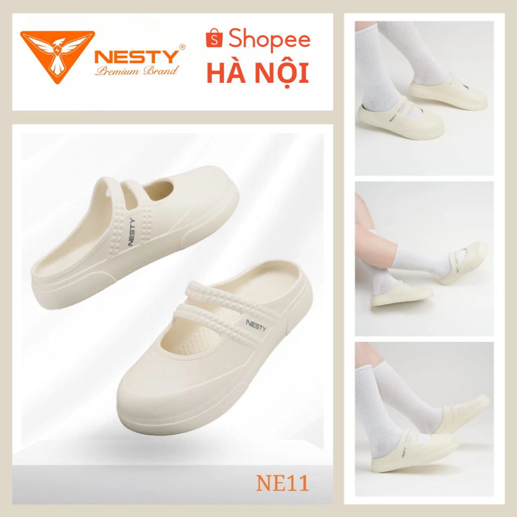 [GIAO HỎA TỐC] Dép sục búp bê mũi tròn NESTY chống trơn trượt chất liệu nhựa EVA cao cấp siêu nhẹ êm chân NE11