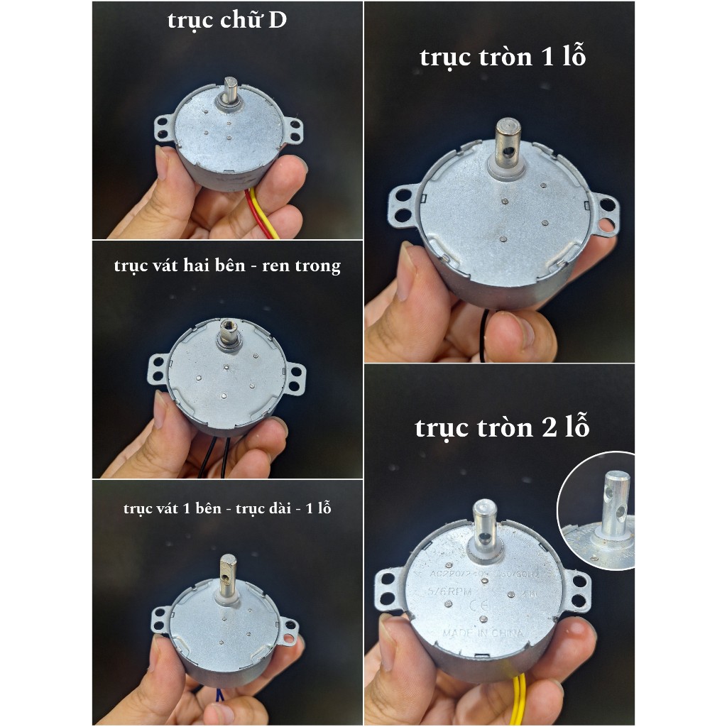 Motor đảo chiều quạt 220V ; Motor quay chậm của quạt 220V
