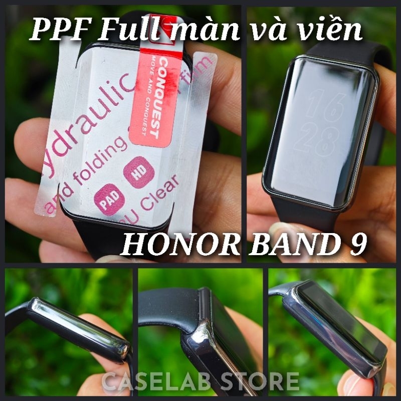 Miếng dán PPF full màn, viền cho Honor Choice Band/ Honor Band 9/ Honor Choice Watch/ Watch 4