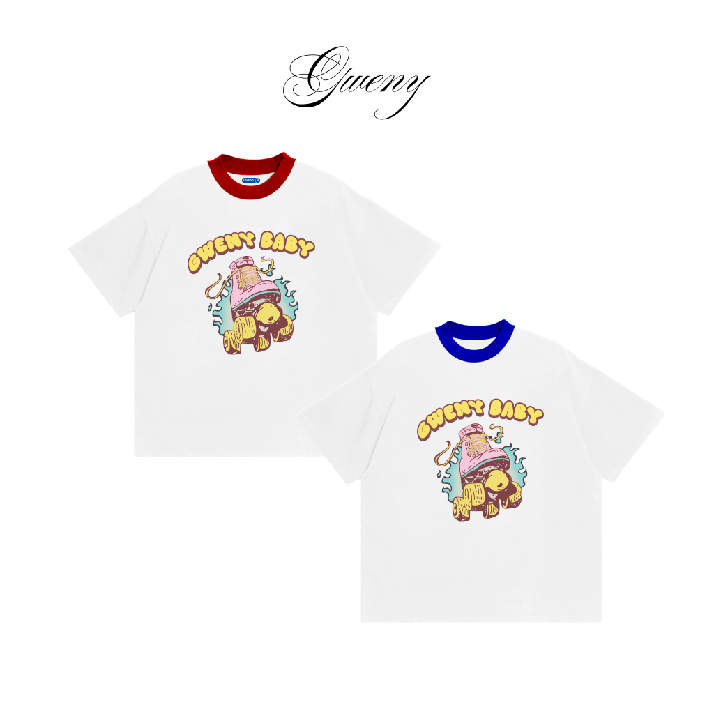 Áo Thun  BOXY GWENY COTTON 280Gsm - BABY- FORM BOXY