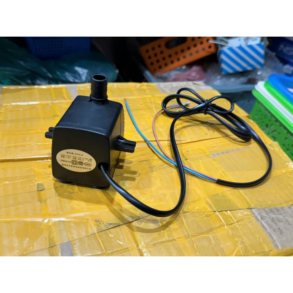 Bơm quạt hơi nước 8W, bơm chìm mini
