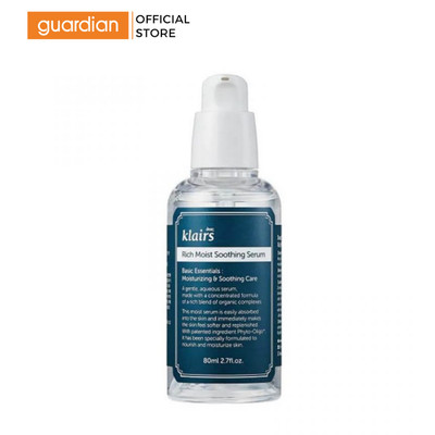 Tinh Chất Dưỡng Ẩm Và Làm Mịn Da Rich Moist Soothing Serum Dear, Klairs 80ml