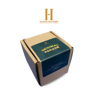 Sáp vuốt tóc nam Saigon Hustlers Pomade - Original Pomade 112g, Giữ Nếp Vừa-Cứng, Bóng Mờ, Gốc Dầu