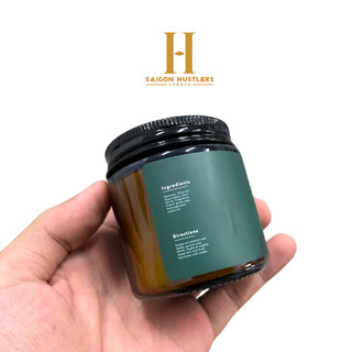 Sáp vuốt tóc nam Saigon Hustlers Pomade - Original Pomade 112g, Giữ Nếp Vừa-Cứng, Bóng Mờ, Gốc Dầu