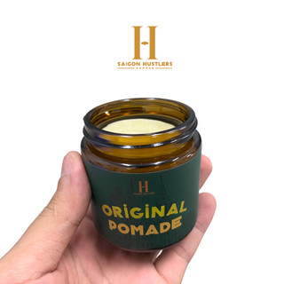 Sáp vuốt tóc nam Saigon Hustlers Pomade - Original Pomade 112g, Giữ Nếp Vừa-Cứng, Bóng Mờ, Gốc Dầu
