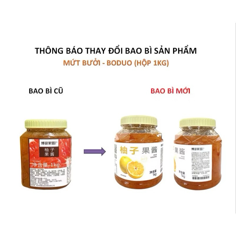 MỨT/ SỐT BƯỞI BODUO