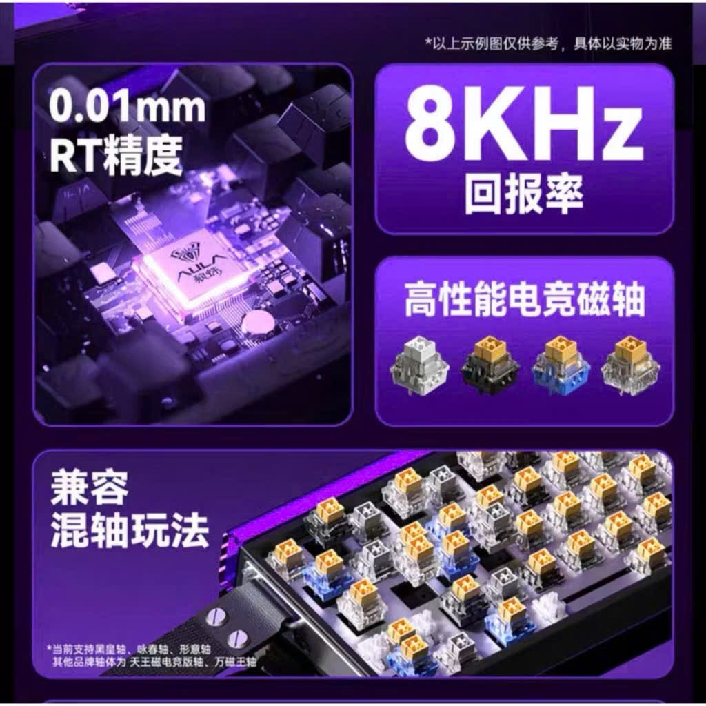 Bàn phím cơ Gaming Aula Hero68 Rapid Trigger - Switch Nam Châm 8k Polling Rate - RT 0.01mm | BigBuy360 - bigbuy360.vn