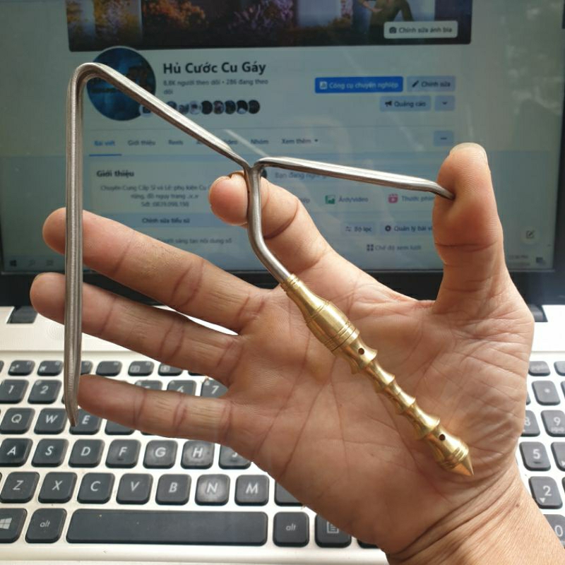 Móc Lụp Cu Gáy Trụ đồng và Inox lên màu.