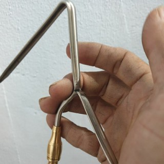 Móc Lụp Cu Gáy Trụ đồng và Inox lên màu.