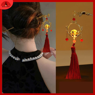  Trâm cài tóc cổ trang phát sáng cây trâm cài tóc kim loại Phượng hoàng nhiều mẫu điểm nhấn ban đêm 