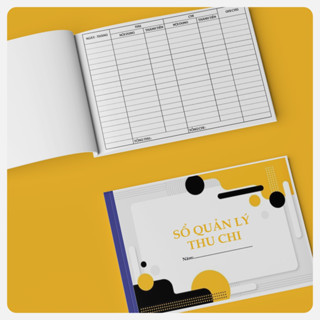 SỔ THU CHI - KHỔ A4 - 100  TỜ / QUYỂN