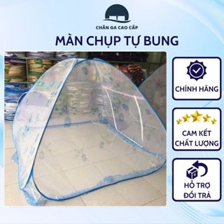 Màn chụp tự động, Mùng tự bung gấp gọn, màn ngủ thông minh dành cho người lớn chống muỗi 1m6- 1m8-2m