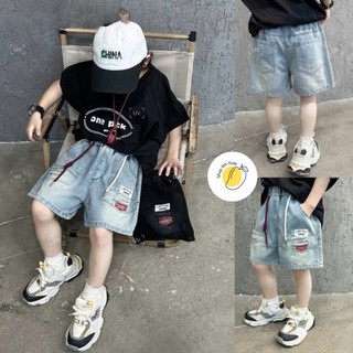 QUẦN SHORT JEAN MỀM MẠI THOẢI MÁI VẬN ĐỘNG BÉ TRAI CAO CẤP  DÀNH CHO BÉ TỪ 15-45KG