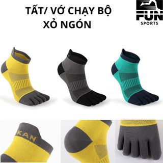 (Hoả Tốc) Tất Vớ Chạy Bộ Xỏ Ngón Đạp Xe Thể Thao Chính Hãng Nam Nữ Chống Trơn Trượt Fun Sports