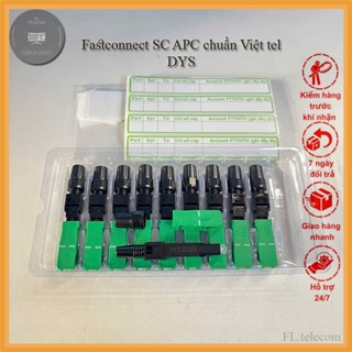 Fast Connector Viettel (1 đầu) nối nhanh Chuẩn SC/APC FLtelecom suy hao thấp tái sử dụng nhiều lần