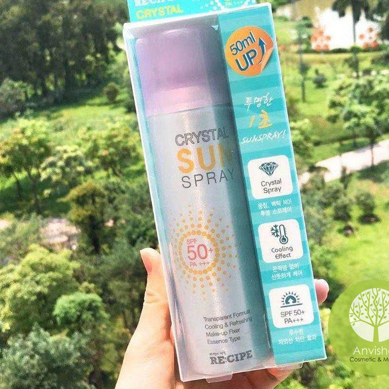 Xịt chống nắng Crystal Sun Spray Spf50