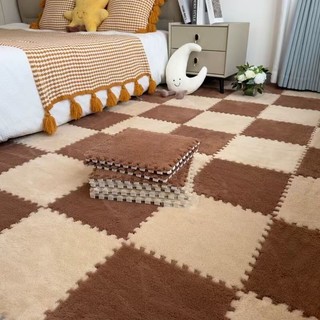 Thảm Xốp Ghép Lông cừu siêu êm mịn 30x30cm
