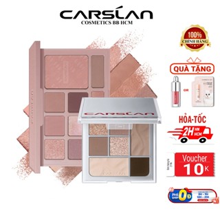 Bảng Phấn Mắt CARSLAN 10 Màu Đa Chức Năng Phấn Bắt Sáng Tạo Khối dành cho người mới 12g