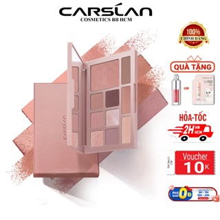 Bảng Phấn Mắt CARSLAN 10 Màu đa Chức Năng Phấn bắt sáng Tạo khối Phấn má hồng 12g