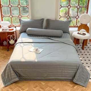 Bộ chăn ga cotton 3f chăn chần hè đầy đủ 5 món (chọn màu) 1 ga 2 vỏ gối nằm 1 chăn hè 1 vỏ gối ôm