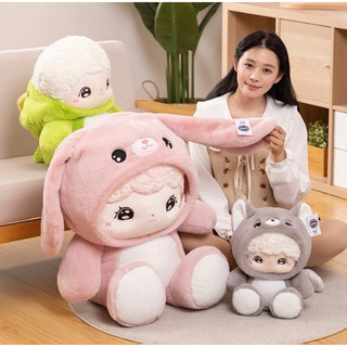   Shop bán rẻ  Gấu Bông LENA đội mũ đáng yêu gối ôm cho bé ba  BẢO GẤU BÔNG 