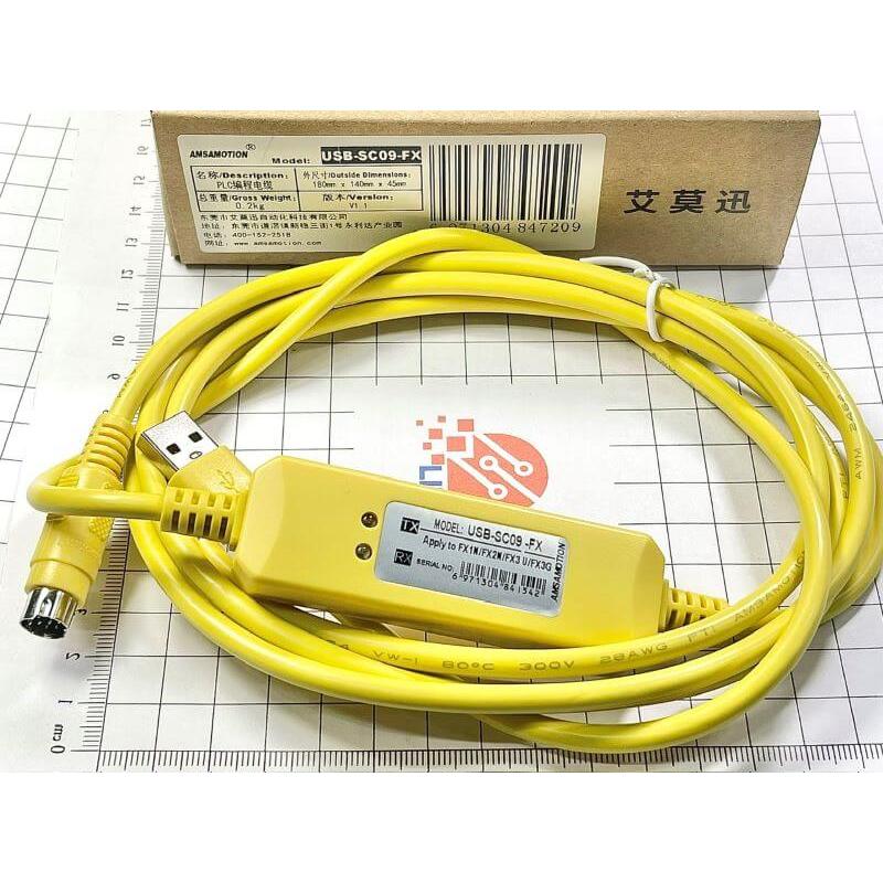 Cáp lập trình PLC USB-SC09-FX