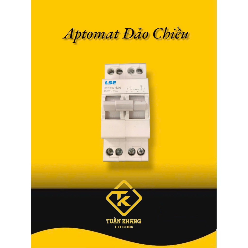 CB đảo chiều 2 pha (Aptomat đảo chiều 2 tép) LSE 20A - 63A - Duhal 2 pha -3 pha 63A