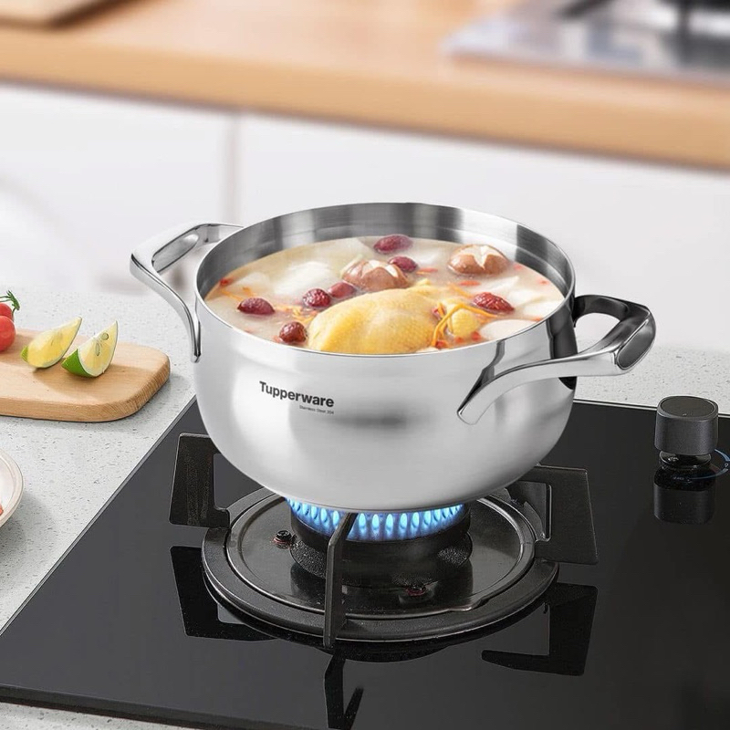 Nồi Tupperware Master 5L Nắp Kim Loại- Hàng Chính Hãng- Sử Dụng Mọi Loại Bếp