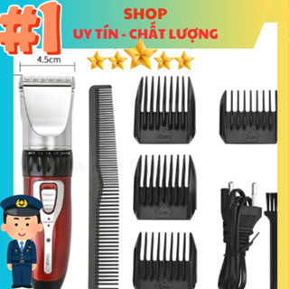 Tông Đơ Cắt Tóc Jichen 0817 Cao Cấp - Êm Mượt, Cắt Chuẩn Từng Sợi