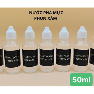💋✍️ Dung Dịch Pha mực Phun Xăm (50ml ) ⭐️💫