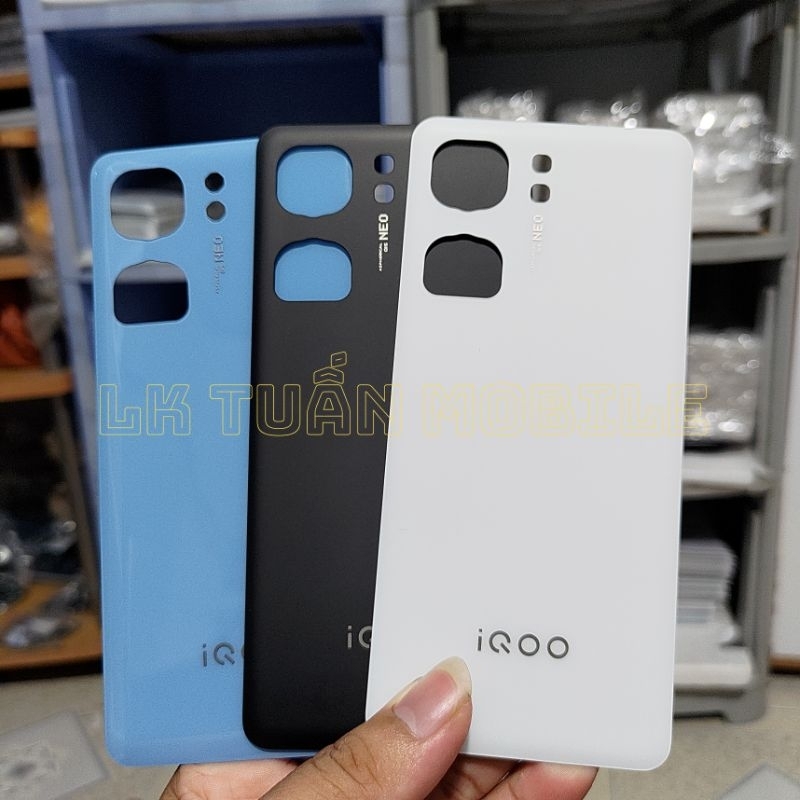Nắp lưng Vivo iQ00 Neo 9/ iQ00 Neo 9S Pro/ Vivo IQOO neo 9S Pro Plus chất liệu kính lk loại 1 tặng k
