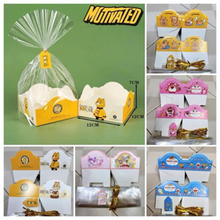 Sỉ 100 túi gấu đựng bánh cookies, bánh quy, bánh mì, đựng bánh kẹo quà trung thu cho bé