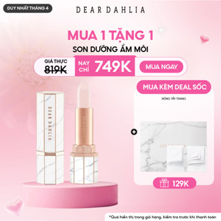 [Sale]Son Dưỡng Ẩm Môi Thuần Chay Dear Dahlia Lip Paradise Blooming Balm Nourishing Moisture Balm 3.1g