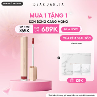 [Sale] Son Kem Thuần Chay Dear Dahlia Căng Bóng Mịn Môi Blooming Edition Satin Glow Lip Stain 5ml