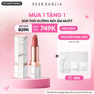 [Sale] Son Thỏi Thuần Chay Dear Dahlia Dưỡng Ẩm, Mướt Môi Lip Paradise Sheer Dew Lipstick 3.4g