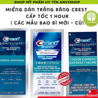 Miếng dán trắng răng Crest 3D White - Dán trắng răng Crest (1 gói)