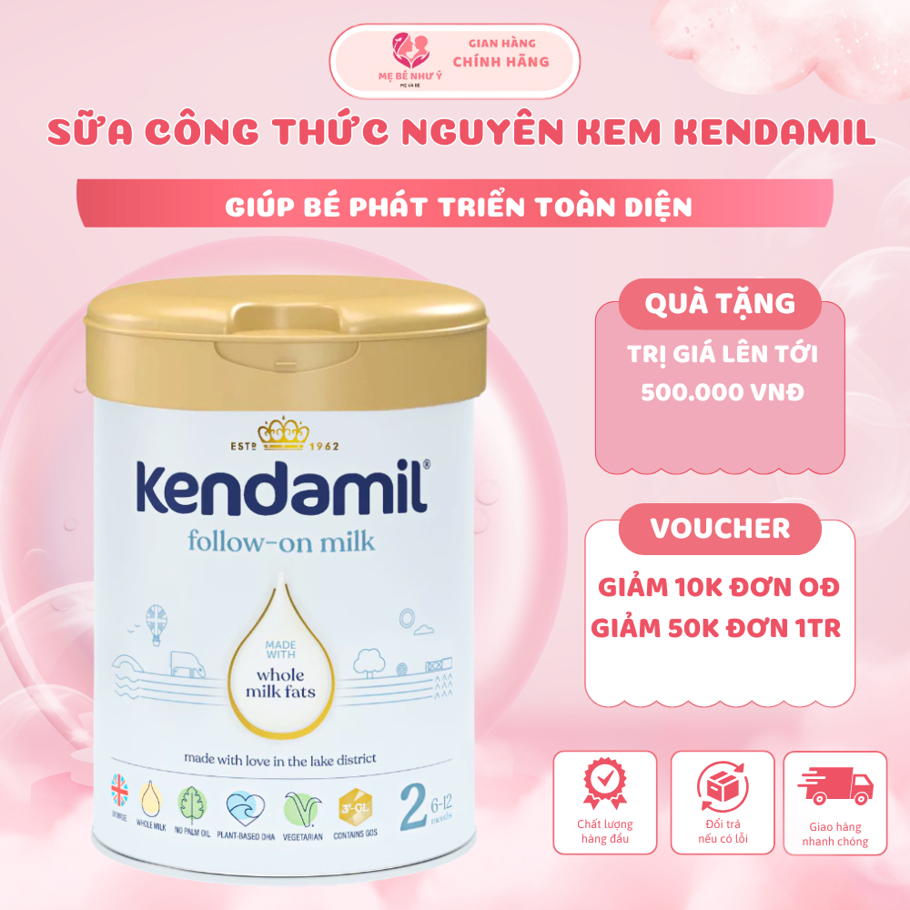 Sữa Công Thức Nguyên Kem Kendamil Classic Số 1,2,3, Sữa Kendamil Organic Số 1, 2, 3