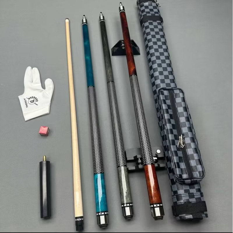 [2][25MTL]combo cơ TL cue mộc kèm chuôi nối,phụ kiện