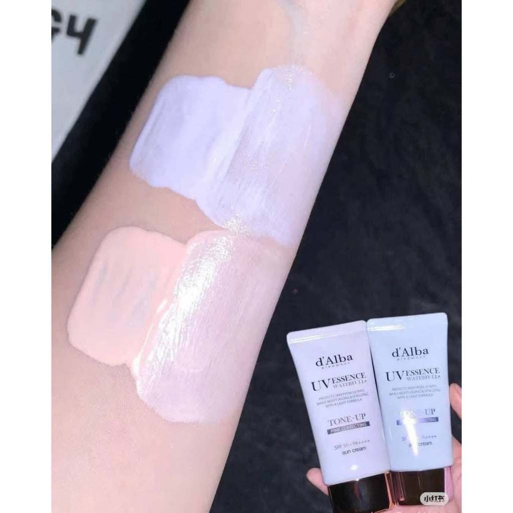 Kem Chống Nắng D'Alba Waterfull TONE UP Sun Cream SPF50+ PA++++ (HỒNG) Nâng Tone Tự Nhiên | BigBuy360 - bigbuy360.vn