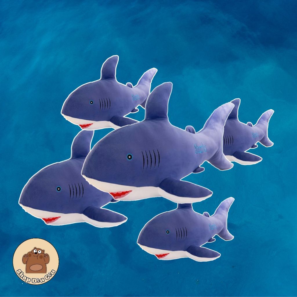 Cá Mập gấu bông siêu đáng yêu, Thú nhồi bông Cá Mập Shark Baby Shark êm mềm mại hàng cao cấp