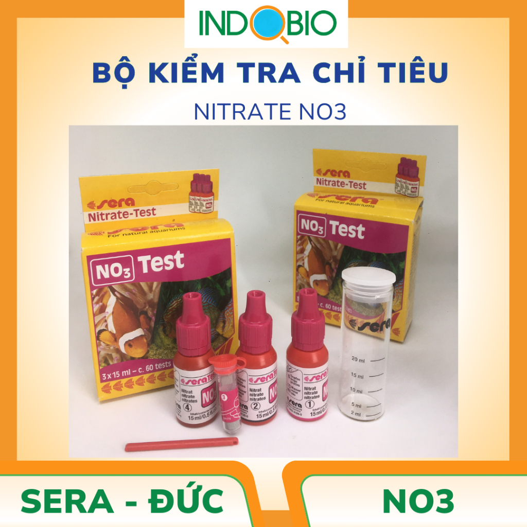 [HÀNG CÓ SẴN] TEST NO3 TRONG NƯỚC AO NUÔI TEST SERA - ĐỨC [CHÍNH HÃNG]