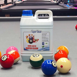Nước lau bi bida hàng nhập khẩu chính hãng Super Clean can 2lít