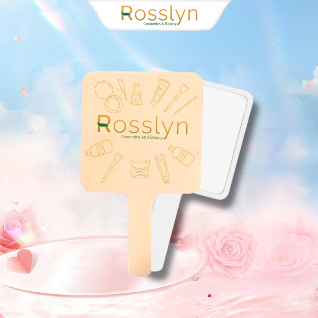 Gương cầm tay mini, gương trang điểm cầm tay tiện dụng Rosslyn