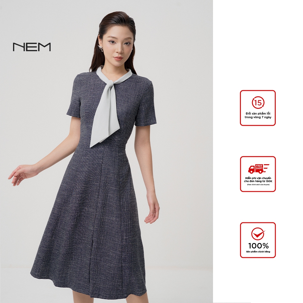 [ Chính Hãng ] Đầm nữ thiết kế cao cấp NEM Fashion 42812 giá tốt