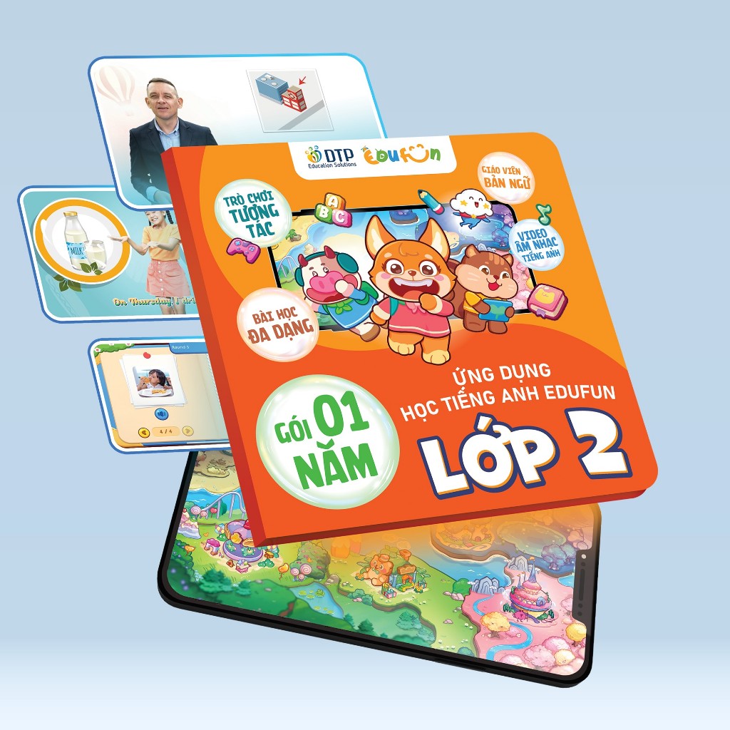 E-voucher - Edufun Premium lớp 2 - Dtpbooks